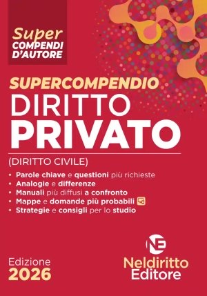 Supercompendio Diritto Privato 2026 fronte