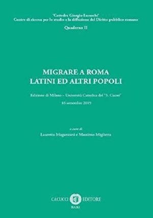 Migrare A Roma Latini E Altri Popoli fronte
