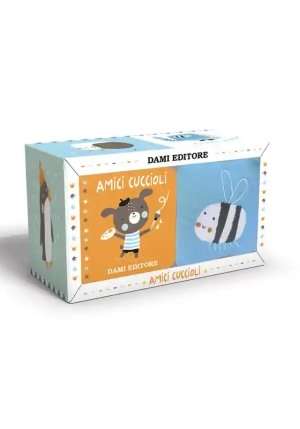 Amici Cuccioli. Morbide Coccole. Ediz. A Colori. Con Cubo Morbido Multisensoriale fronte