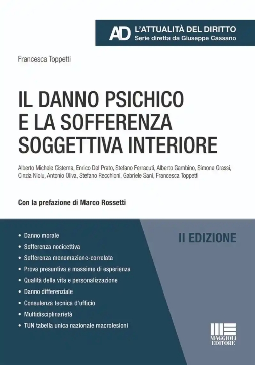 Immagine 0 di Danno Psichico Sofferenza Sogg.interiore
