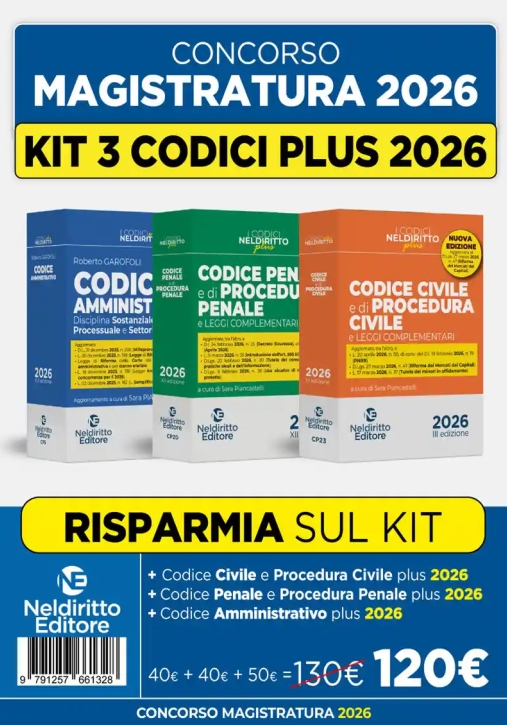 Immagine 0 di Kit Codice Plus 2026 3vol. Magistratura