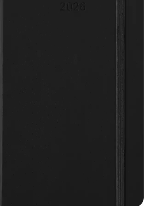 Immagine 0 di 12m Weekly Vertical Large Black Hard Cover
