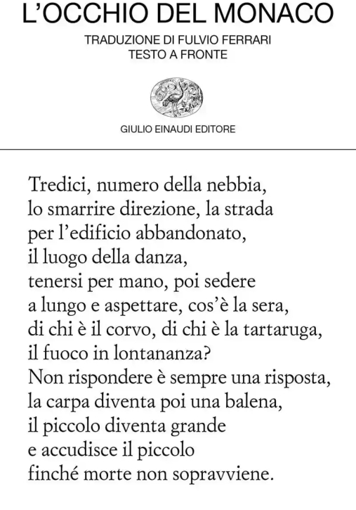 Immagine 0 di Occhio Del Monaco. Testo Originale A Fronte (l')