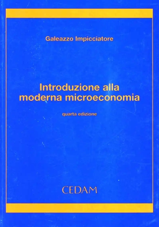 Immagine 0 di Introduzione Alla Moderna Microeconomia