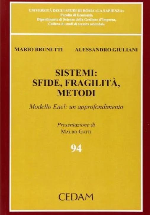 Immagine 0 di Sistemi Sfide Fragilita' Metod