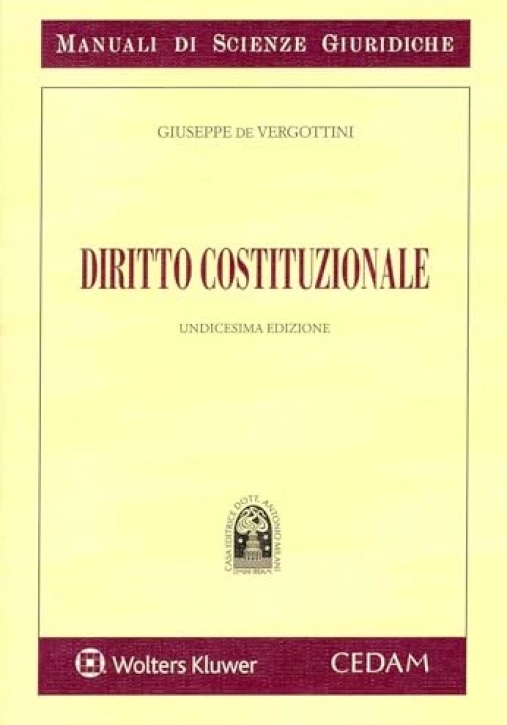 Immagine 0 di Diritto Costituzionale 11ed