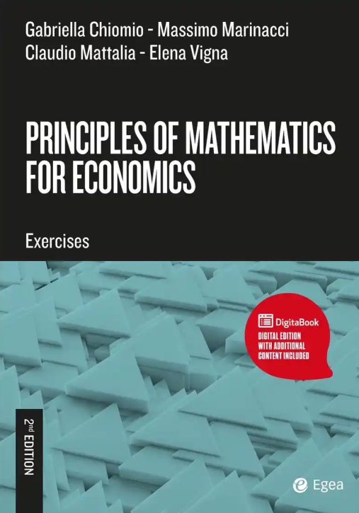 Immagine 0 di Principles Of Mathematics For Economics