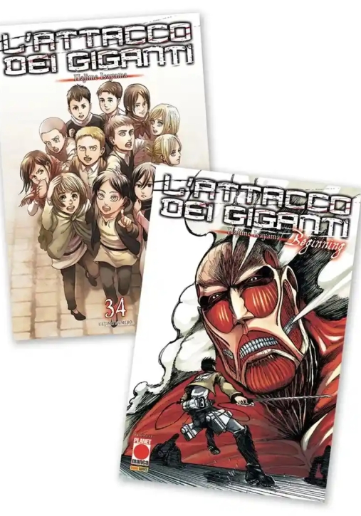 Immagine 0 di L'attacco Dei Giganti Vol. 34. Ediz. Variant-l?attacco Dei Giganti. Beginning. Con Cartolina