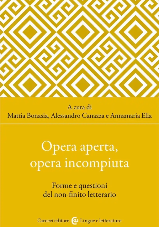 Immagine 0 di Opera Aperta, Opera Incompiuta