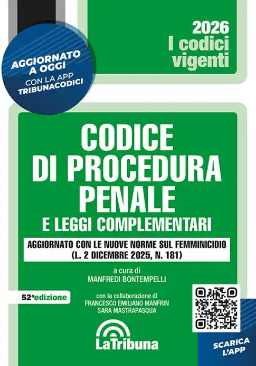 Immagine 0 di Codice Procedura Penale