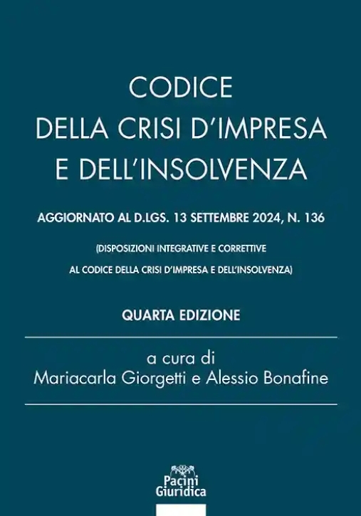 Immagine 0 di Codice Della Crisi D'impresa Insolvenza