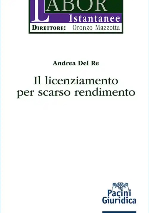 Immagine 0 di Licenziamento Per Scarso Rendimento