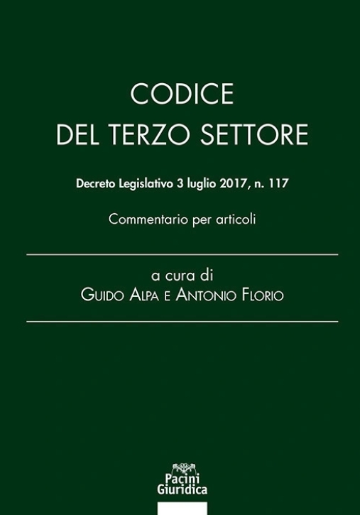 Immagine 0 di Codice Del Terzo Settore
