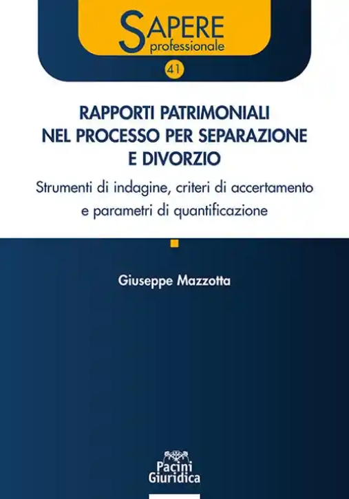 Immagine 0 di Rapporti Patrimoniali Proc.separaz.div.