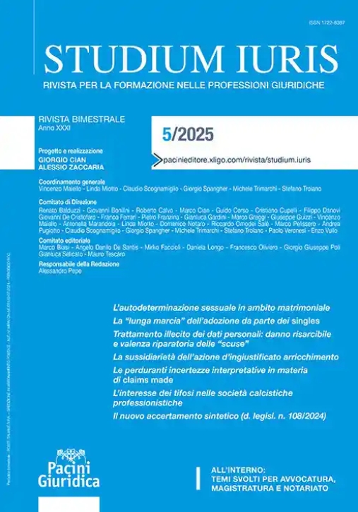 Immagine 0 di Studium Juris 5-2025