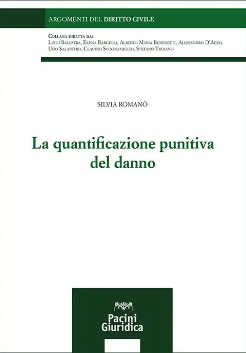 Immagine 0 di Quantificazione Punitiva Del Danno