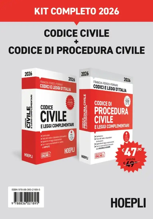 Immagine 0 di Kit Civile E Proc. Civile 2026