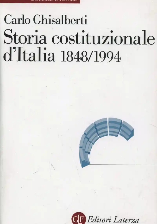 Immagine 0 di Storia Costituzionale D'italia 1848-1994