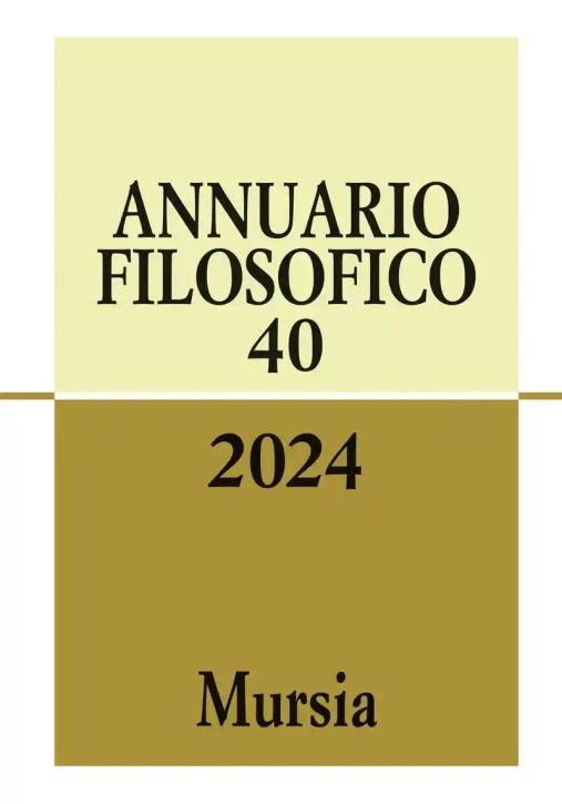 Immagine 0 di Annuario Filosofico N. 40/2024