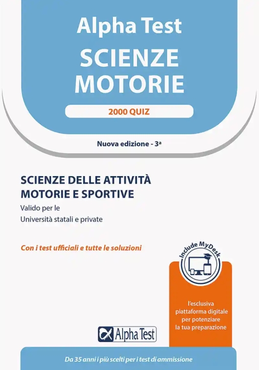 Immagine 0 di Scienze Motorie - 1500 Quiz