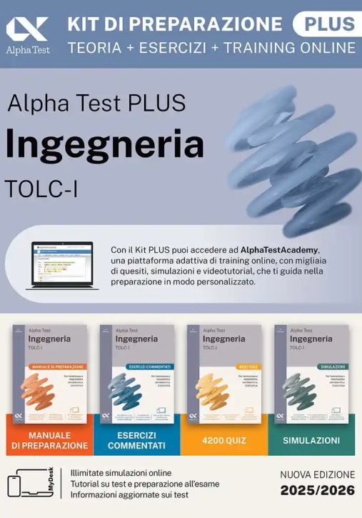 Immagine 0 di Alpha Test Plus. Ingegneria. Tolc-i. Kit Plus