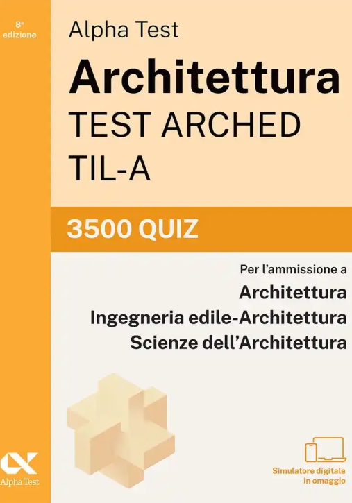 Immagine 0 di Alpha Test. Architettura. Test Arched. 3400 Quiz