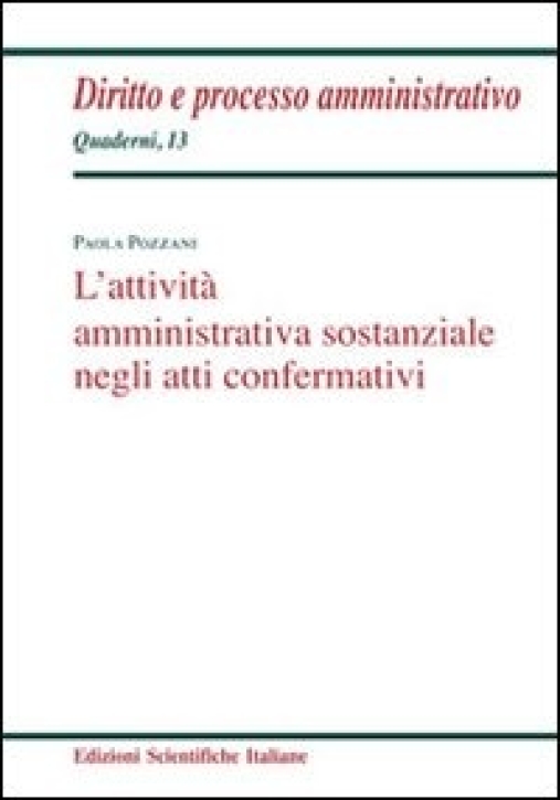 Immagine 0 di Attivita' Amm.va Sostanziale N