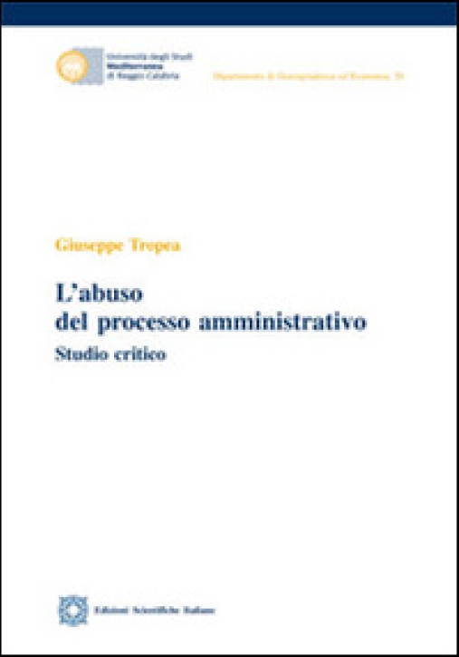 Immagine 0 di Abuso Del Processo Amm.