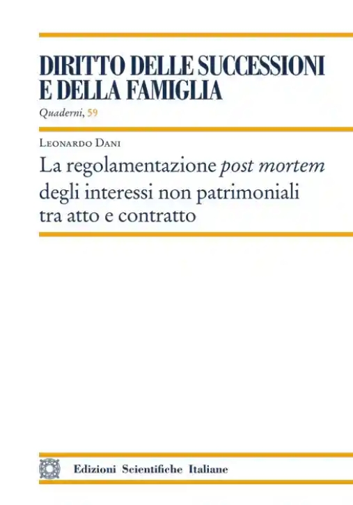 Immagine 0 di Regolamentazione Post Mortem