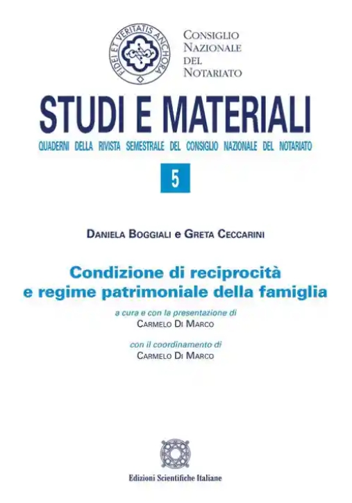 Immagine 0 di Condizione Di Reciprocita' Reg