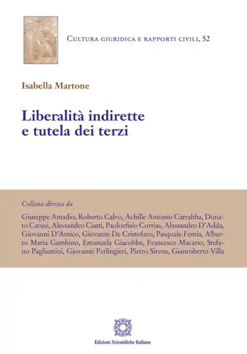 Immagine 0 di Liberalita' Indirette E Tutela
