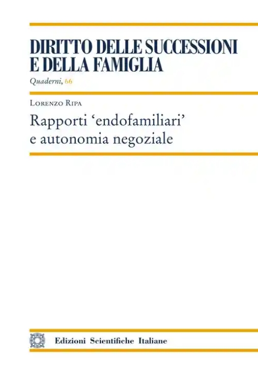 Immagine 0 di Rapporti Endofamiliari Autonom