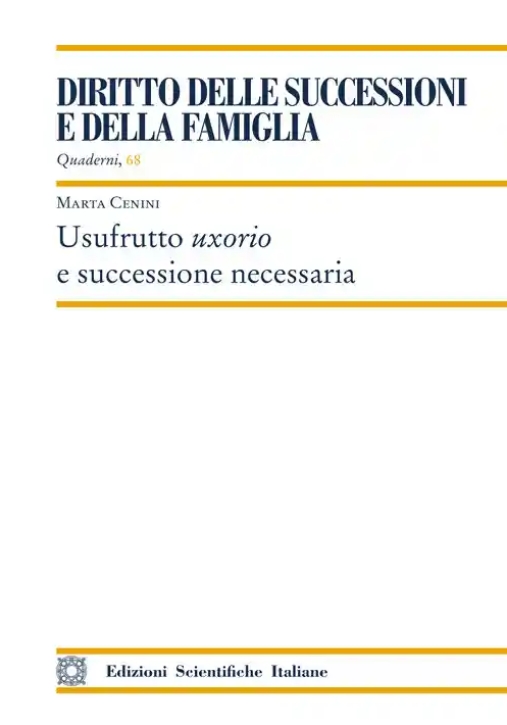 Immagine 0 di Usufrutto Uxorio Successione N
