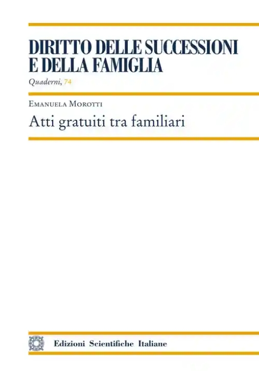 Immagine 0 di Atti Gratuiti Tra Familiari