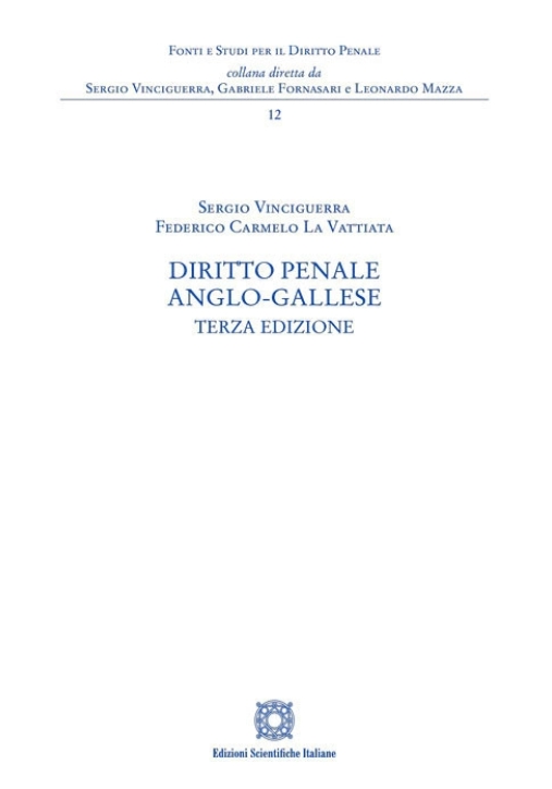 Immagine 0 di Diritto Penale Anglo-gallese