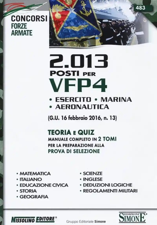 Immagine 0 di 2.013 Posti Per Vfp4 - Teoria E Quiz