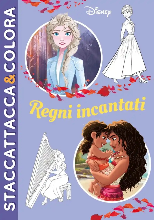 Immagine 0 di Regni Incantati. Disney. Staccattacca&colora. Con Adesivi. Ediz. A Colori