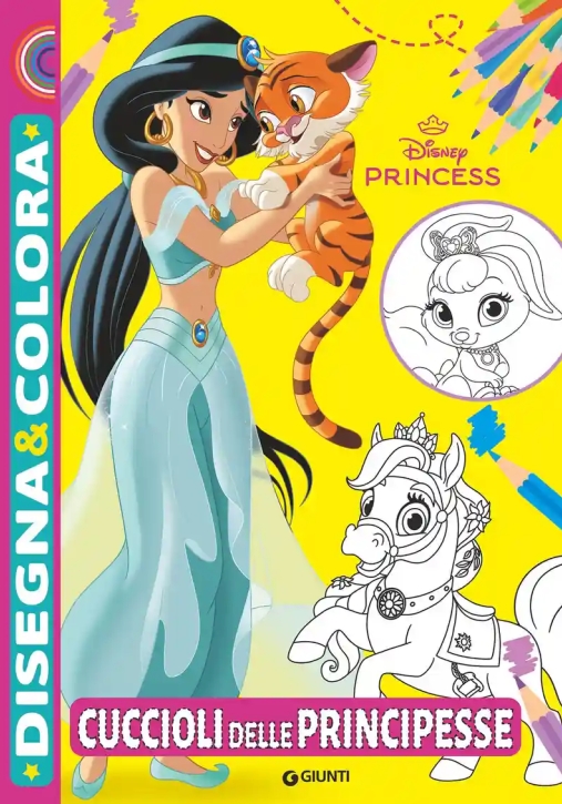 Immagine 0 di Cuccioli Delle Principesse. Disegna E Colora