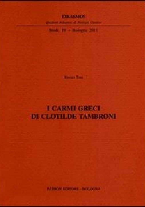 Immagine 0 di Carmi Greci Di Clotilde Tambro