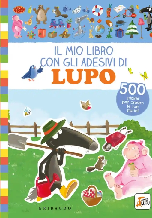Immagine 0 di Mio Libro Con Gli Adesivi Di Lupo. Amico Lupo. Ediz. A Colori (il)