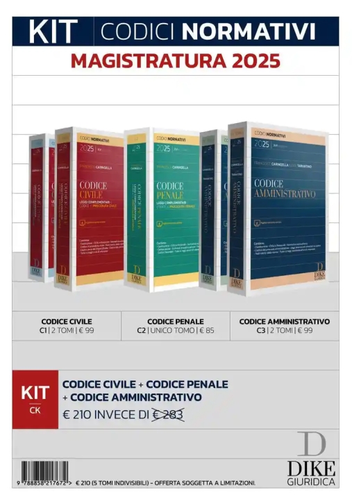 Immagine 0 di Kit Codici Normativi 2025 3vol