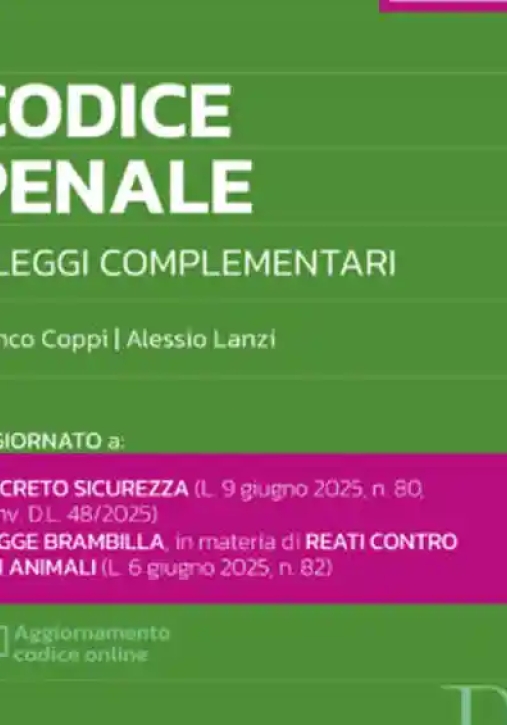 Immagine 0 di Codice Penale Leggi Compl.2025 2ed.