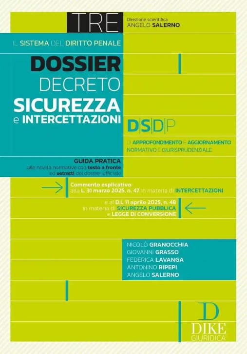 Immagine 0 di Sistema Dir.penale Dossier Dec.sicurezza