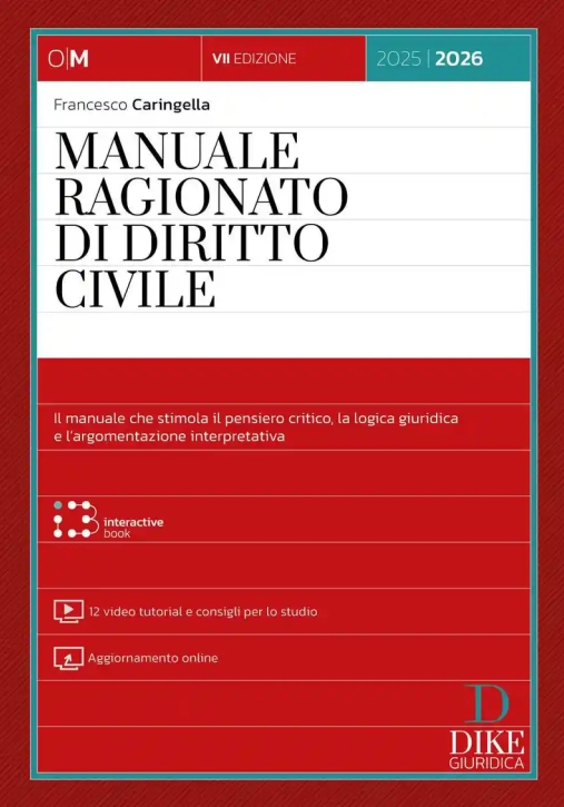 Immagine 0 di Manuale Ragionato Diritto Civile 202526