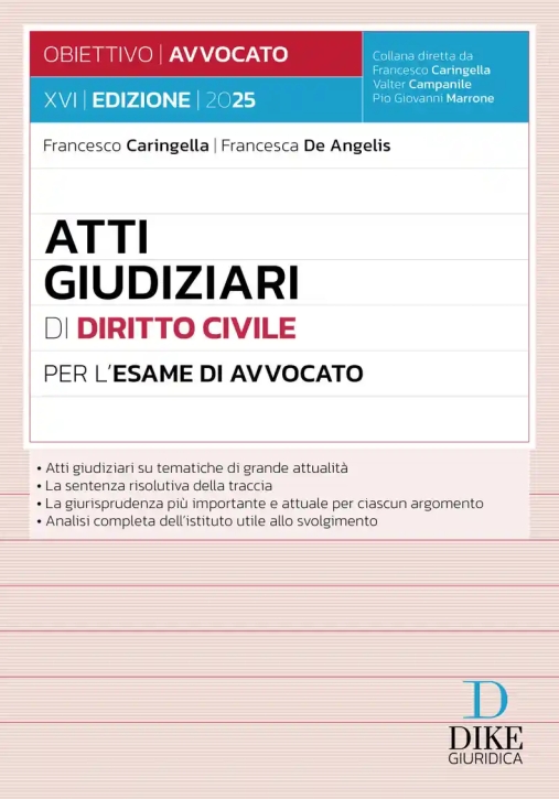 Immagine 0 di Atti Giudiziari Diritto Civile 2025 16ed