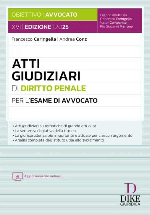 Immagine 0 di Atti Giudiziari Diritto Penale 2025 16ed