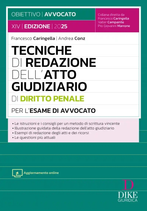 Immagine 0 di Tecniche Redazione Atto Giud.penale 2025