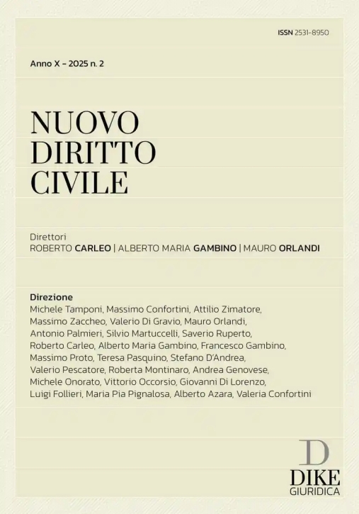 Immagine 0 di Nuovo Diritto Civile 2-2025