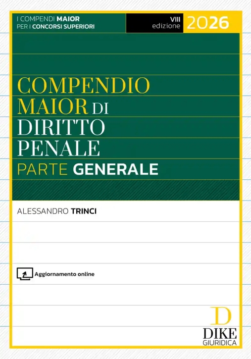 Immagine 0 di Compendio Dir.penale P.gen.2026 Major