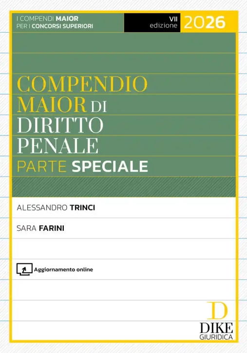 Immagine 0 di Compendio Dir.penale P.spec..2026 Major